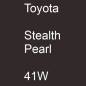 Preview: Toyota, Stealth Pearl, 41W.